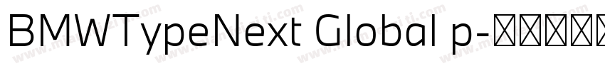 BMWTypeNext Global p字体转换